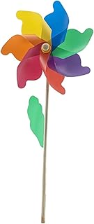 Totority 5pcs Outside Toys for Kids Wind Mills Outdoor Bulk Kids Toys Handle Pinwheels Pinwheel Spinners Windmill Party Ornamnet Party Pinwheel Wooden Windmill Pinwheel Toy Gift Lawn Bamboo