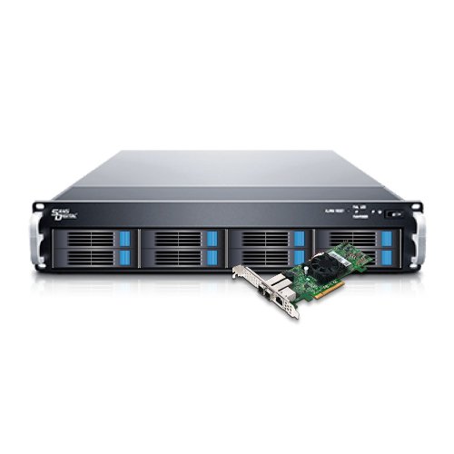 Sans Digital Elitestor - 2U 8 Bay 12G Sas/Sata To 12G Expander With 12G Pcie 3.0 Raid 6 Controller (Es208X12Hp) #TOP2