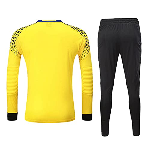 HGYJ Camisa de goleiro de futebol, camisa de manga comprida + conjunto de calças, adequado para home