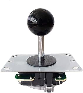 Cupsofu アーケードジョイスティック コントローラージョイスティックジョイスティック 回路基板付き 5Pピン ライトなしジョイスティック ゲームコンソールハンドル I