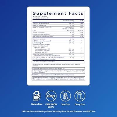 Pure Encapsulations Hair/Skin/Nails Ultra Advanced Beauty Supplement - Biotin & Collagen Supplement for Healthy Hair, Strong Nails & Youthful Skin Support* - 60 Capsules