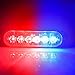 XTAUTO 6LED Car Truck Emergency Beacon Warning Hazard Flash Strobe Light Red/Blue 4-pack