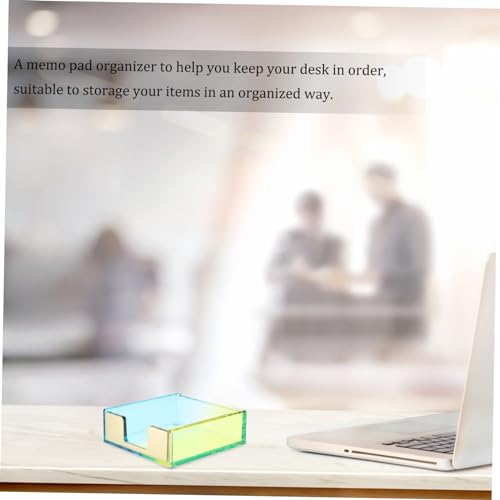 Boîte à notes et porte-clips de bureau en lot de 4 - 3
