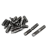 Uxcell a16011900ux0017 Home Gate Door Window Male to Female Steel Hinge Pin 50 mm x 9 mm (Pack of 20)