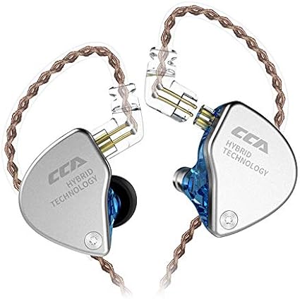 Amazon Co Jp Ccaカナル型イヤホン2pin 0 75mm 3 5mm着脱式イヤホン 1バランスド アーマチュア 1ダイナミック 1ba 1dd ドライバ搭載 ノイズ遮断 フィット感良い ステレオ中華イヤホン ブルー マイクなし 家電 カメラ