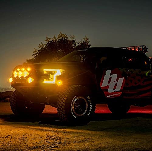 Baja Designs Pair Lp6 Pro Led Amber Driving/Combo Light + Harness Kit #TOP5