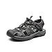 DREAM PAIRS Sandali Estivi da Donna Sportivi Sandali da Trekking Scarpe da Spiaggia Antiscivolo con Soletta in EVA,Size 43,Nero/Grigio Scuro,DWUMST2502