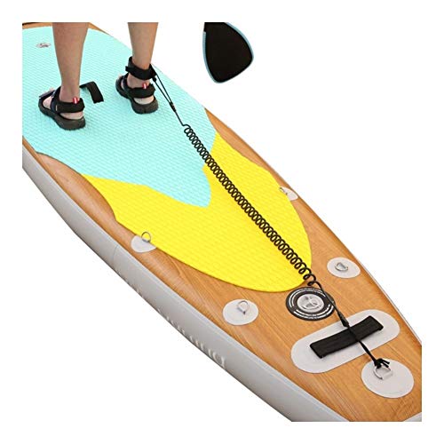 Longboard Surfing Accessories Surfboard Fin Box Windsurfing Surfboard Paddle Board Foot Rope Elastic Surfing Coiled Paddle Board Ankle Foot Leg Leash Rope Surfboard Accessories Surfboard single fin bo