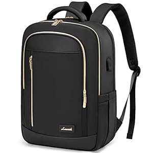 LOVEVOOK Laptop Backpack for Women, Business Travel Backpacks Purse, Daily Computer Bag for Work, Stylish Teacher Office Daypack, 15.6 inch