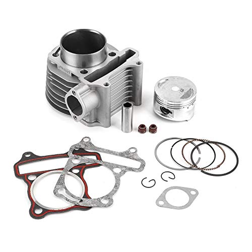 Kit de cilindro, conjunto de pistão cilíndrico de 57,4 mm, substituição de cilindro do motor de moto