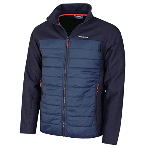 Image of Craghoppers Mens Carson Hybrid Jacket - Blue Navy - S