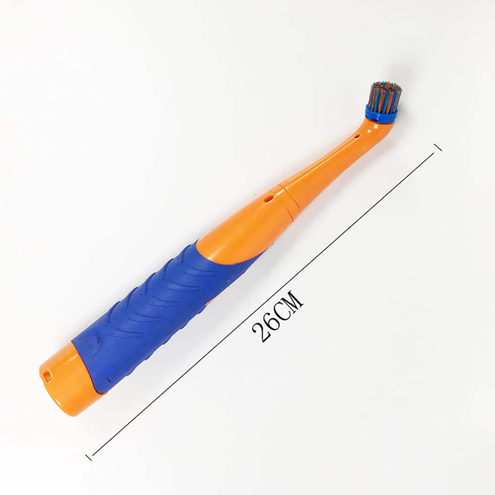 Electric Cleaning Brush with Replacement Heads Automatic Household Combi Scrubber Turbo Cleaner for Kitchen Bathroom - Image 2