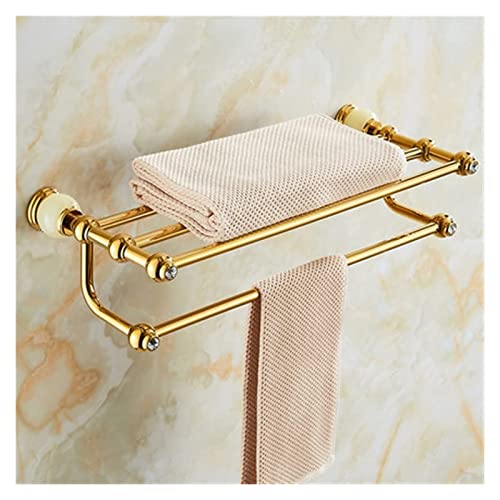 Barre porte-serviettes en laiton cuivre accessoire rangement salle de bain
