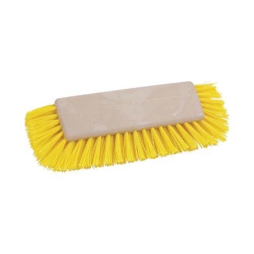 Image of Boardwalk Dual-Surface Scrub Brush, 10 inch Brush, Plastic Handle
