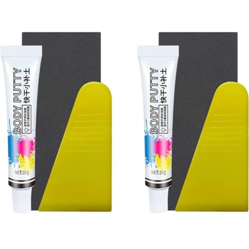 Car Body Filler Repair Kit Synthetic Resin Car Paint Filler Car Scratch Filler Putty Quick Dry Automotive Paint Chip Repair Fillerkits For Dents Deep 