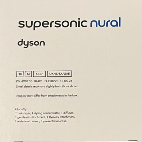 Dyson Supersonic Nural HD16 Hair Dryer | Quick, Intelligent Drying (Strawberry Bronze/Blush Pink)