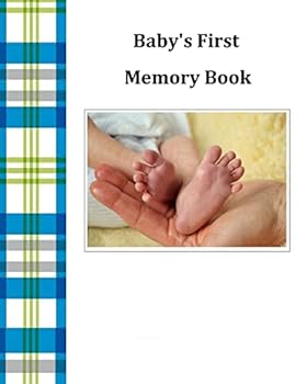 Paperback Baby's First Memory Book: Baby's First Memory Book; Baby Boy Plaid Book