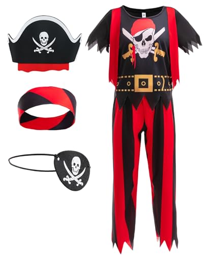 Disfraz Pirata para Niños Talla XL 9-10 Años miniatura 1