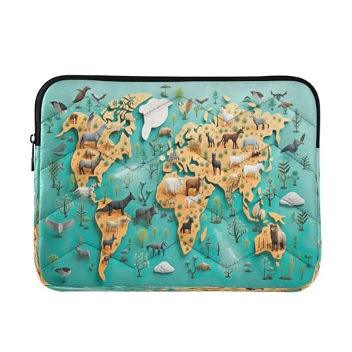 Funda para portátil 13-14 pulgadas con diseño acuarela miniatura 1