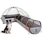 Elevon Extra-Large Pet Enclosure, Pop-Up Pet Tent & Tunel Suitable for Cats Dogs Rabbits, Indoor Outdoor Playpen Portable Exercise Tent with Carry Bag, 74' x 74'x 36'