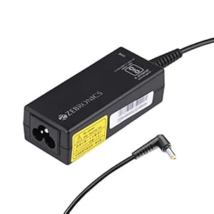 Zebronics Zeb- LA401719030H 30W Laptop Adapter with 4.0 x 1.7mm Connector – Black