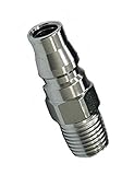 Nitto Kohki Hi Cupla 20PM-NPT Quick Connect Pneumatic Coupler Plug, 1/4
