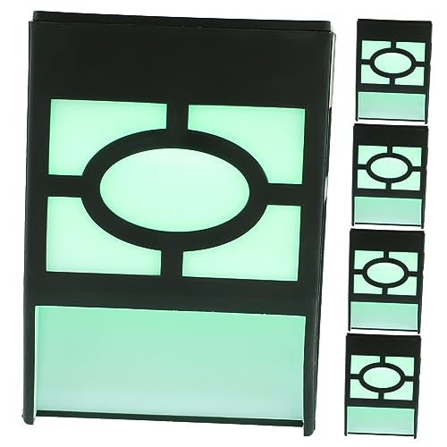 Didiseaon 4 Piezas Lámparas de Pared Retro Impermeables con Energía Solar de Luces LED Exterior Iluminación Automática y Pasillos