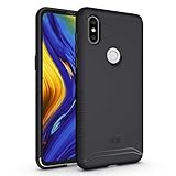 Xiaomi Mi Mix 3 Case, TUDIA Slim-Fit Heavy Duty [Merge] Extreme Protection/Rugged but Slim Dual Layer Case for Xiaomi Mi Mix 3 (Matte Black)