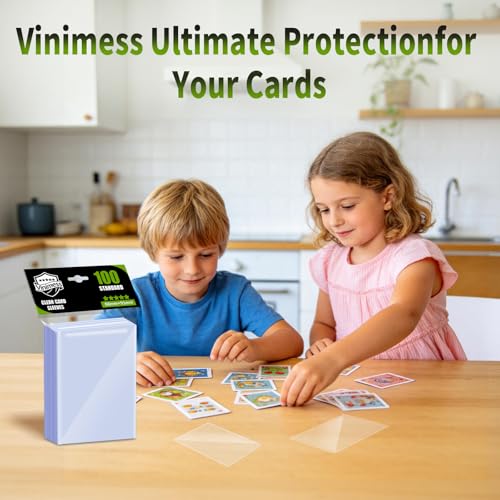 600 Counts Card Sleeves for Trading Cards, Soft Penny Sleeves Clear Baseball Card Protector Sleeve Perfect fit MTG, TCG, Baseball, Football, Game, Sports Cards
