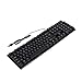 Produktbild Anjuley Spanish/English Silent Keyboard Waterproof Office Keyboard für Windows Computer