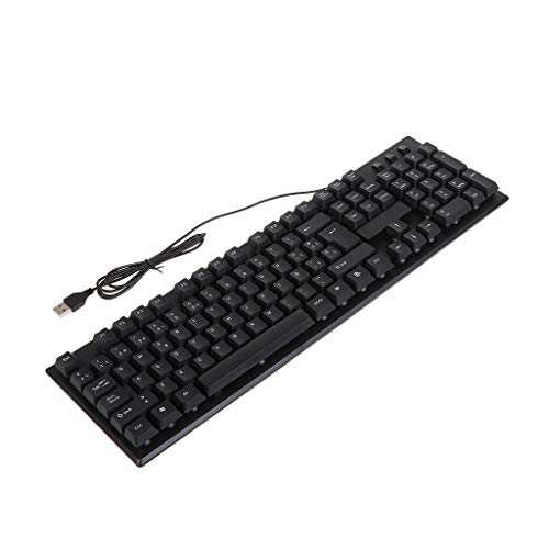 Preisvergleich Produktbild Anjuley Spanish / English Silent Keyboard Waterproof Office Keyboard für Windows Computer