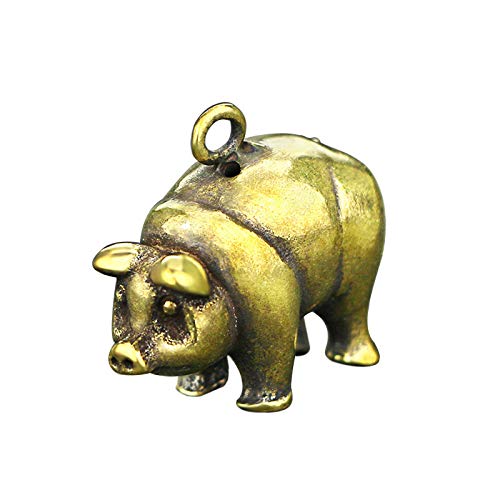 Accessoires de Porc de Richesse en Laiton idee cadeau originale de pendaison de crémaillère