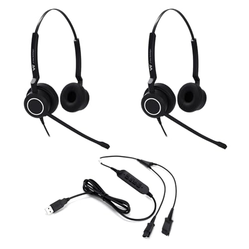 Casque PLT-QD Pro ensemble de supervision en open space sur ordinateur PC Mac