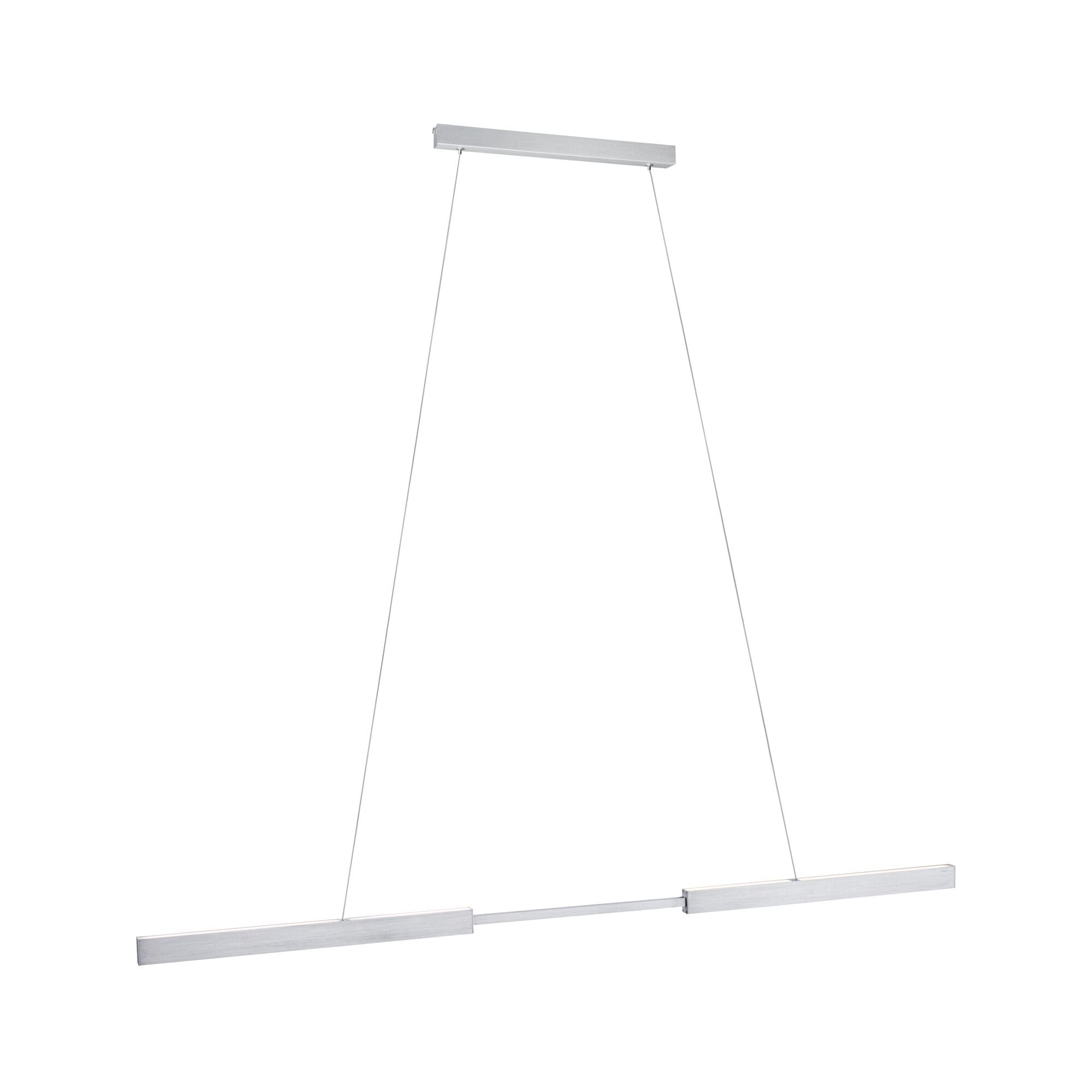 Paulmann 76988 LED Pendant luminaire Touchless Sensor Aptare 2700K 2050lm / 2050lm 2x16.5/16.5W Brushed Aluminium dimmable