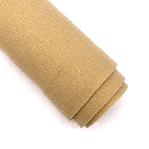 Ice Fabrics Craft Felt Fabric by The Yard - 72" Wide & 1.6mm Thick Acrylic Felt - Soft and Durable Taupe Fabric for DIY Arts & Crafts, Decorations and More - 5 Yards Taupe