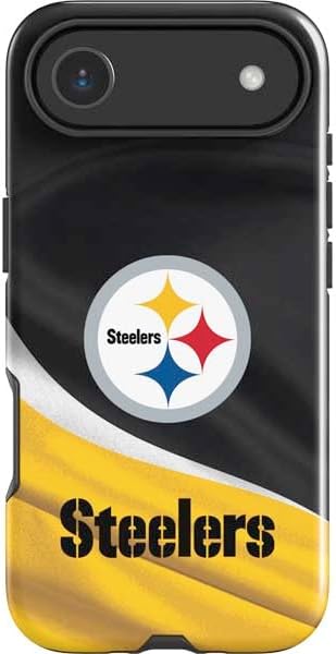 Skinit Impact Phone Case Compatible with iPhone 17 Air - Officially Licensed NFL Pittsburgh Steelers Design