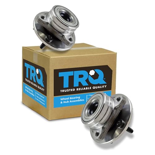 Image of TRQ 2 Piece Front Wheel Bearing & Hub Assembly Set Compatible with 1996-2007 Ford Taurus 1995-2002 Lincoln Continental 1996-2005 Mercury Sable