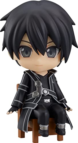 Good Smile Company - Sword Art Online - Kirito Nendoroid Swacchao Action Figure, Black