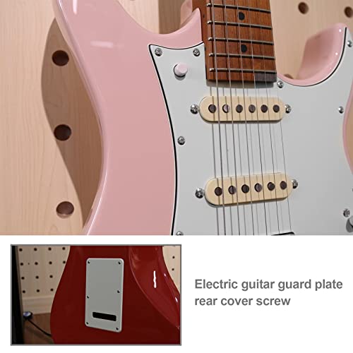 EMSea 50PCS Electric Guitar Pickguard Screws Electric Bass Scratchplate Mounting Screws Guitar Bass Parts Musical Instruments Accessories M3x12mm Silver - Image 2