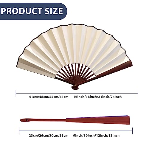 WERWAES 24Pcs Personalized Folding Fan with Custom Photo Hand Held Fans Foldable for Wedding Dancing Saloon Cosplay Party Props Decorative Folding Fans