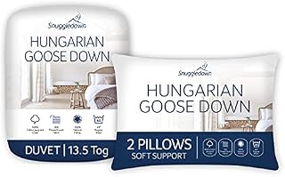 Snuggledown Hungarian Goose Down Single Duvet 10.5 Tog All Year Round Duvet Single Bed