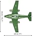 COBI Historical Collection WWII Messerschmitt Me 262 Fighter Plane Building Set, 250 Pieces