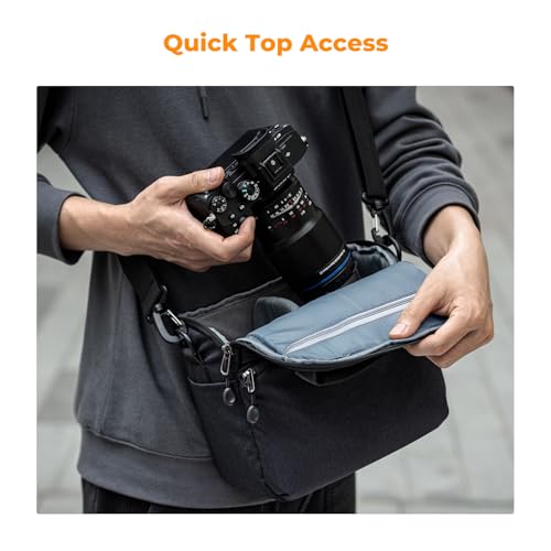Image of K&F Concept Camera Sling Bag Small Crossbody Camera Case DSLR /SLR /Cute Compact Shoulder Photography Bags for Photographers