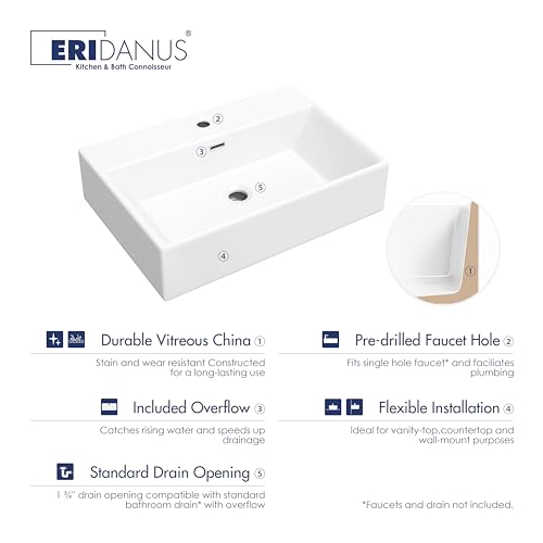 Eridanus 24 Inch X 16 Inch Bathroom Sink Vessel Rectangle thumb #2