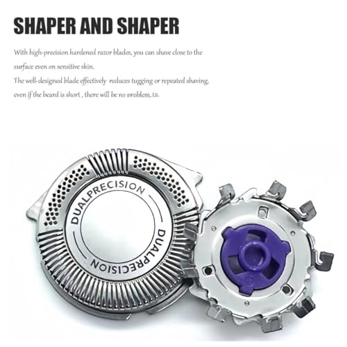 HQ8 Ersatzköpfe kompatibel mit Philips Norelco HQ8 Rasierer Ersatzscherköpfe Herren, für Norelco Series PT860 PT720 PT725 PT815 PT860 AT890 AT899 AT750 HQ8240 [6 stück]