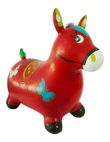 Cavalinho Upa Upa Pula Pula Com Musical Pula Pula (Vermelho)