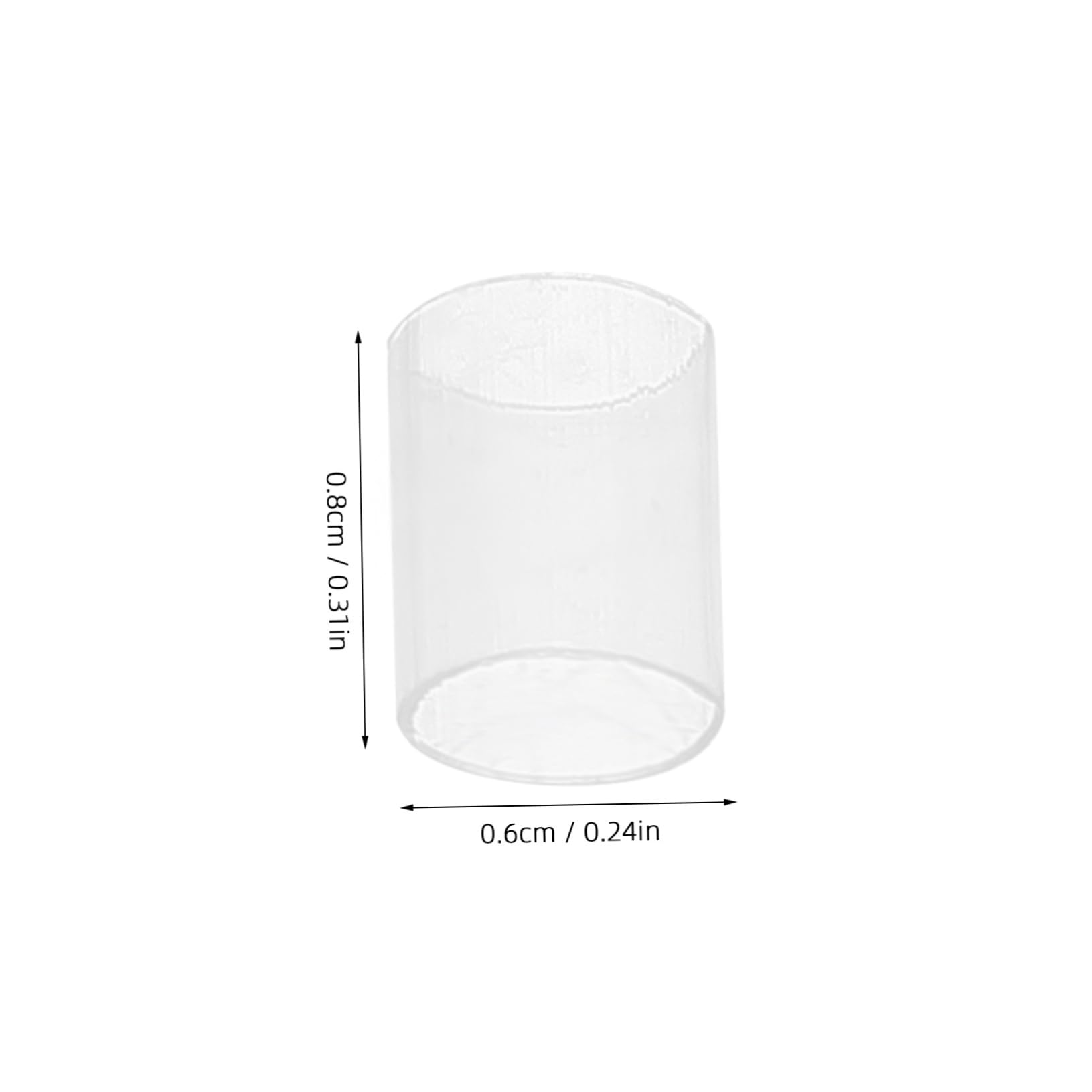Cabilock Relleno De Almohadas Tubo De PE Transparente 6x8 Mm 1 Kg Material Elástico Ajustable para Soporte Cervical Uso Portátil para Almohadas