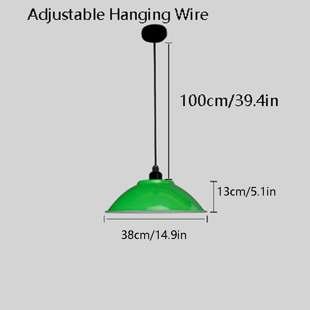 Lekka Lampa Wisząca W Stylu Vintage Przemysłowa Metalowa Lampa Wisząca Rustykalna Lampa Sufitowa E27 Z Podstawą Żarówki Wiszące Lampy Wiszące dla Loft Żyrandol Bar Kuchnia Kawiarnia Klosz Lampy CSYSKV