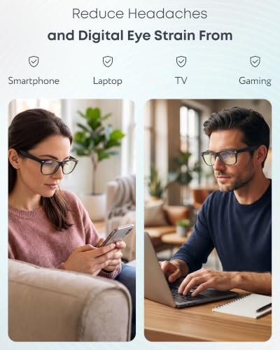 Image of Prospek Blue Light Blocking Glasses for Men Women, Computer Readers