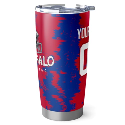 Image of ANTKING Buffalo Tumbler 20oz Travel Mug Custom Number Name Gifts